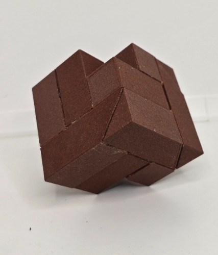 Piece cube burr - piece, puzzle